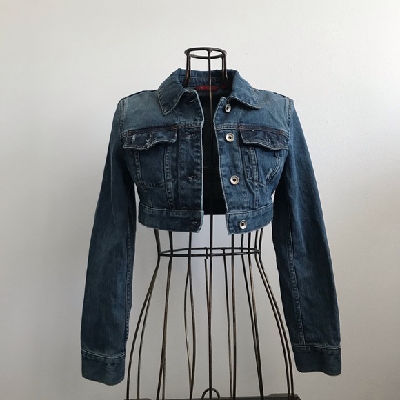 x2 Denim Laboratory Jackets & Blazers - Crop top Denim